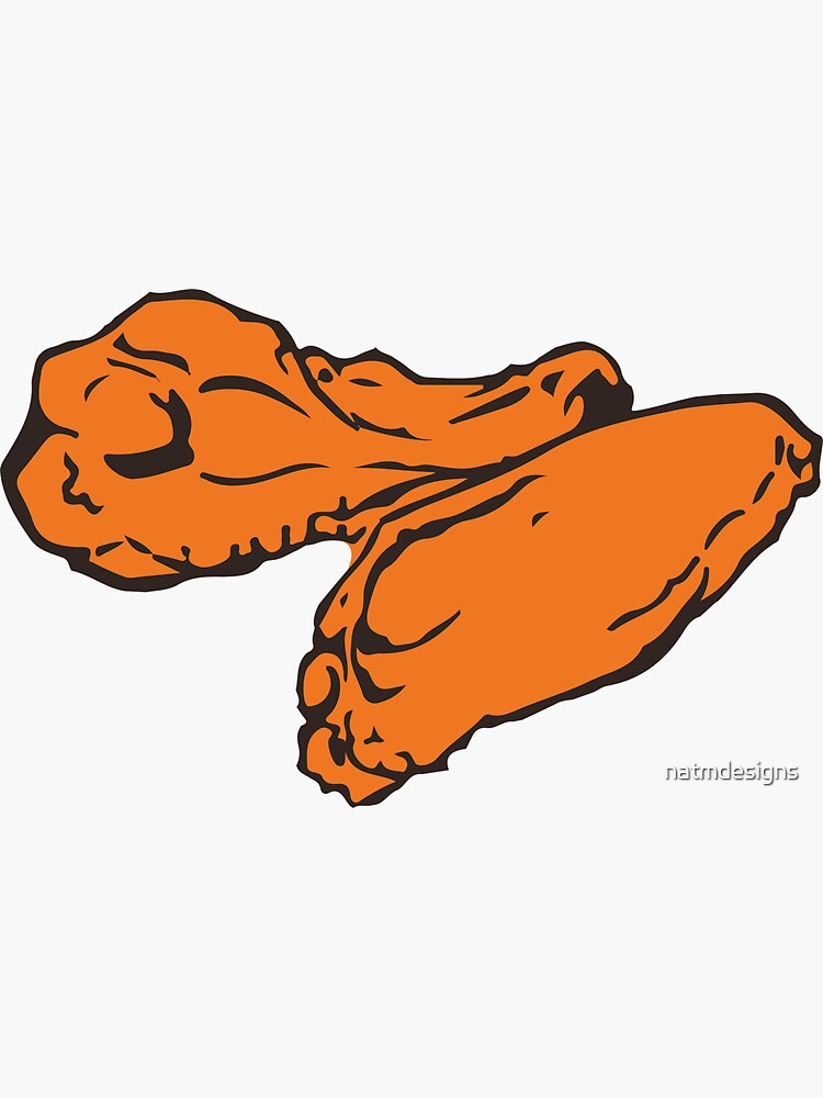 "Buffalo Wings" Sticker by natmdesigns | Redbubble