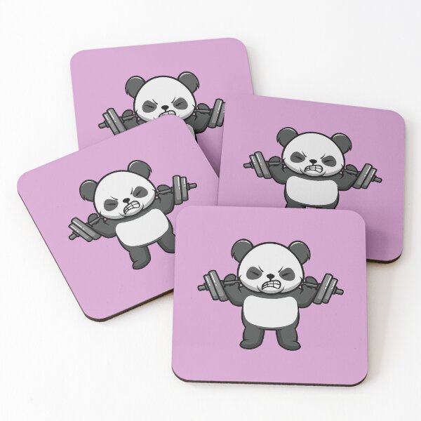 Item preview, Cute Panda Workout  designed and sold by cubbone.