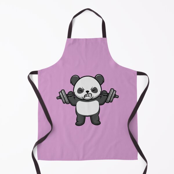 Item preview, Cute Panda Workout designed and sold by cubbone.