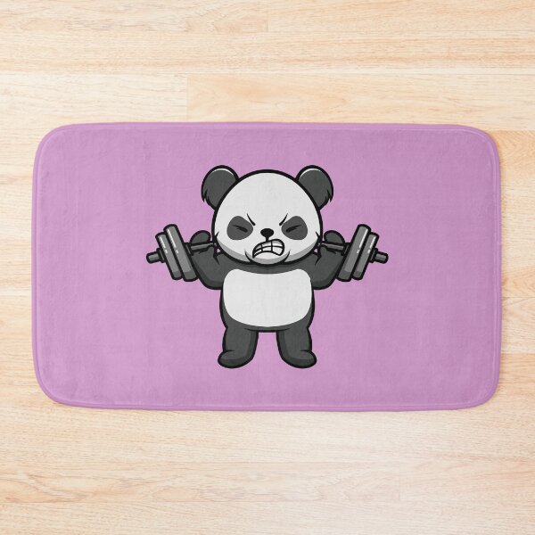 Item preview, Cute Panda Workout  designed and sold by cubbone.