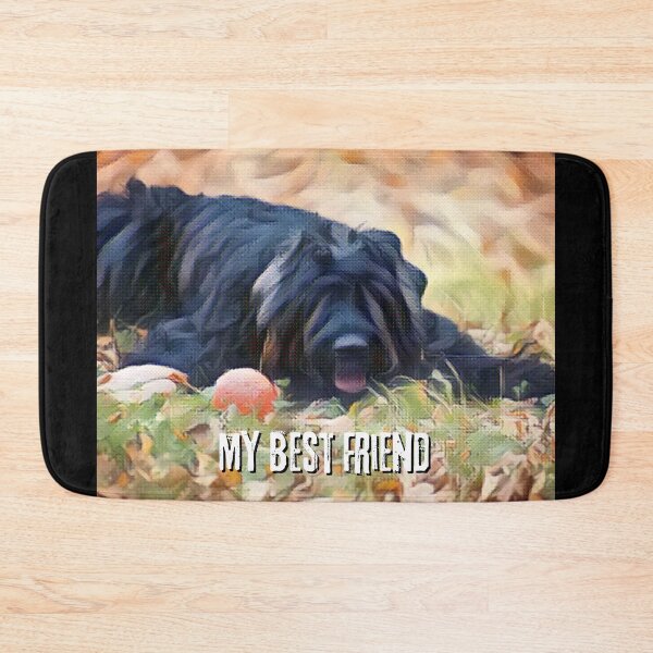 Item preview, My Best Friend is a Black Russian Terrier designed and sold by It's On Backwards.