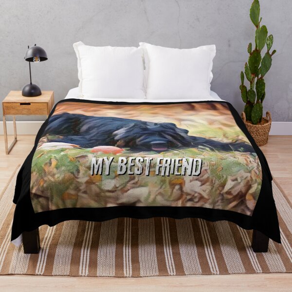 Item preview, My Best Friend is a Black Russian Terrier designed and sold by It's On Backwards.