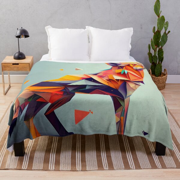 Artikelvorschau, Geometrischer Fuchs entworfen und verkauft von Colourpixels.