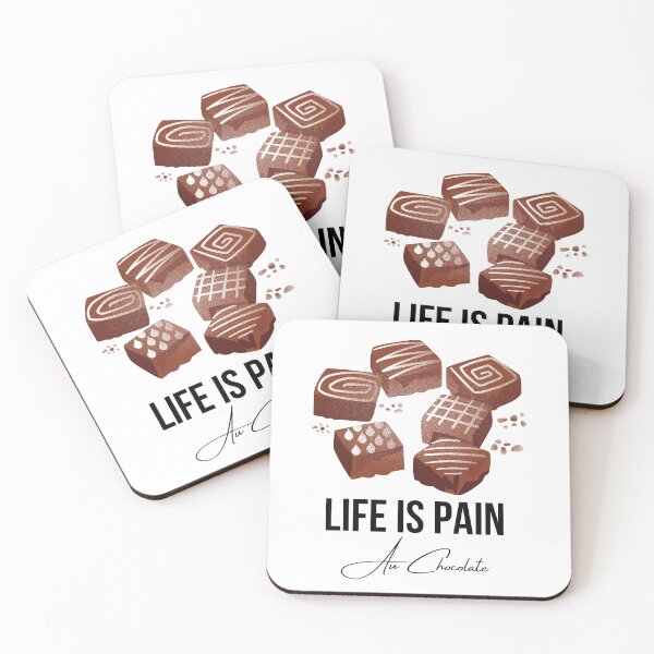 Item preview, Life is Pain Au Chocolate  designed and sold by ffstyles.