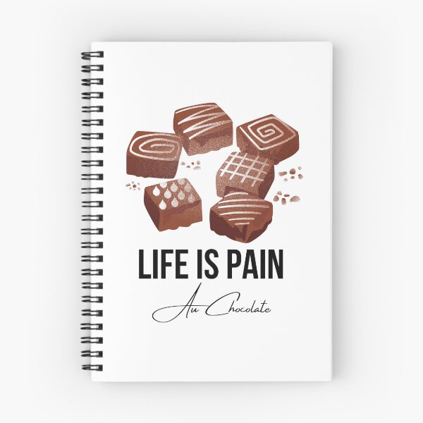 Item preview, Life is Pain Au Chocolate  designed and sold by ffstyles.