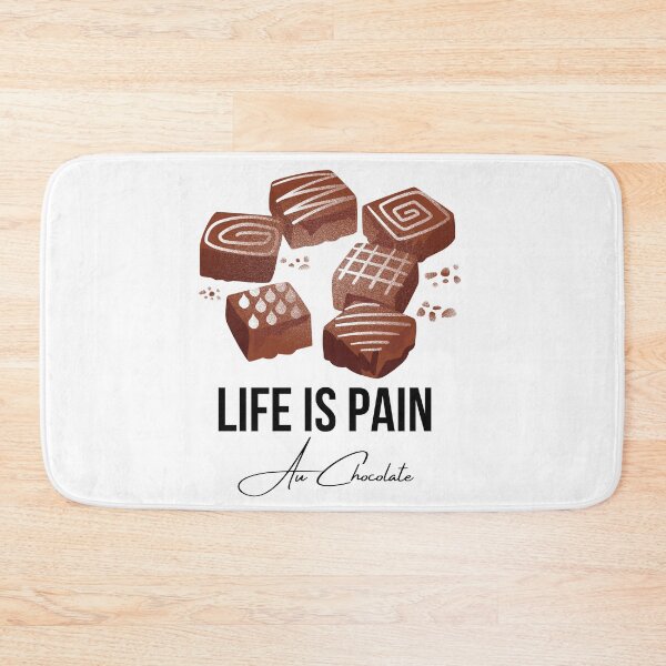 Item preview, Life is Pain Au Chocolate  designed and sold by ffstyles.