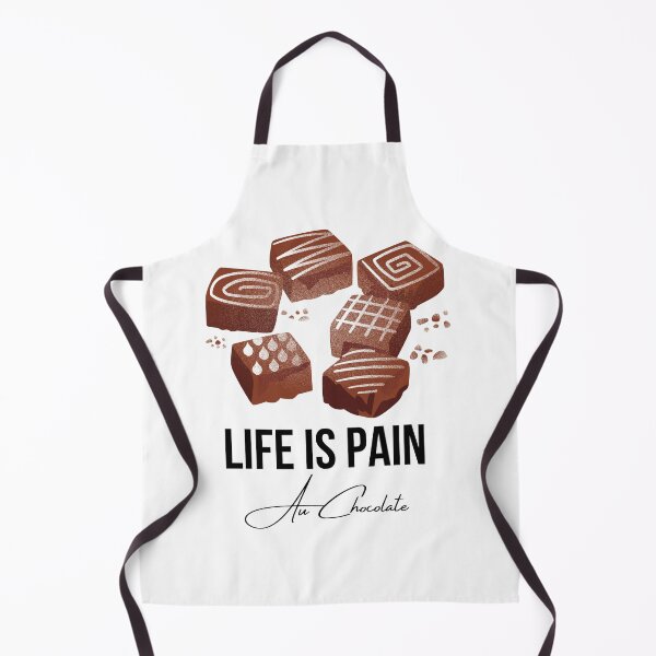 Item preview, Life is Pain Au Chocolate designed and sold by ffstyles.