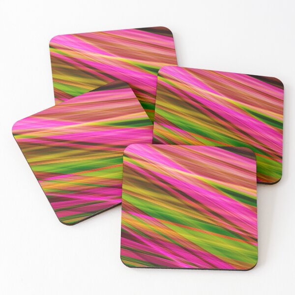 Item preview, Abstract Green and Pink Lines designed and sold by blueskiesforme.