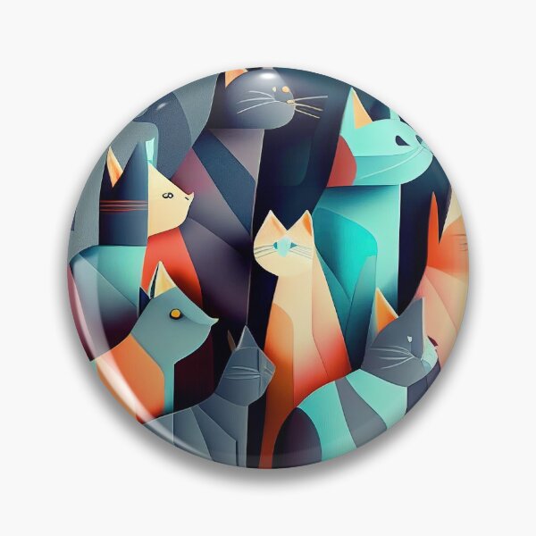 Item preview, Colectivo de gatos geométricos designed and sold by Colourpixels.