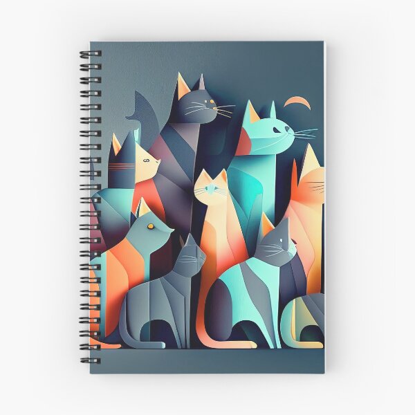 Item preview, Geometric Cat Collective designed and sold by Colourpixels.