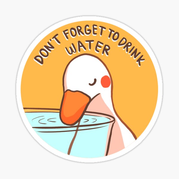 Item preview, Ducky says Hydrate!!  designed and sold by vimiyui.