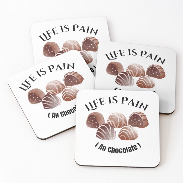 Item preview, Life is Pain Au Chocolate designed and sold by ffstyles.