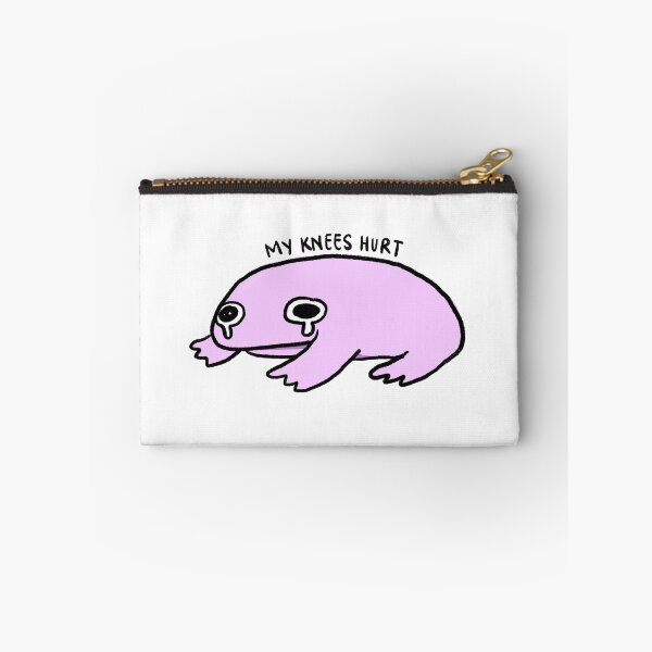 Item preview, My Knees Hurts | Crying Purple Frog designed and sold by iristocat.
