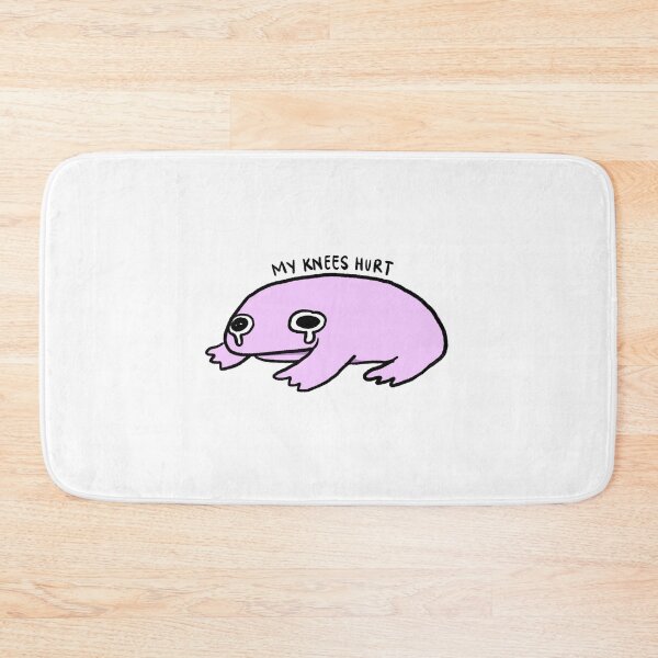 Item preview, My Knees Hurts | Crying Purple Frog designed and sold by iristocat.