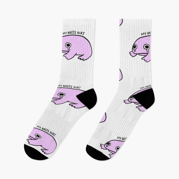 Item preview, My Knees Hurts | Crying Purple Frog designed and sold by iristocat.