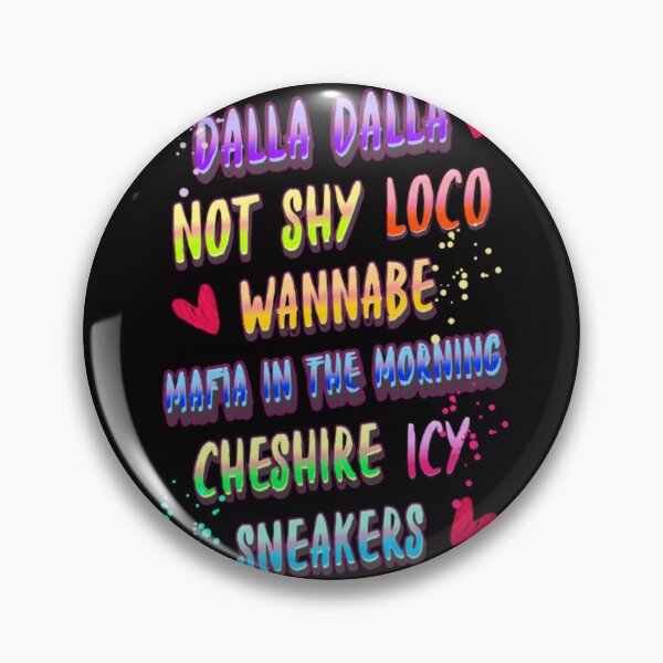 Item preview, ITZY song titles designed and sold by arorar.