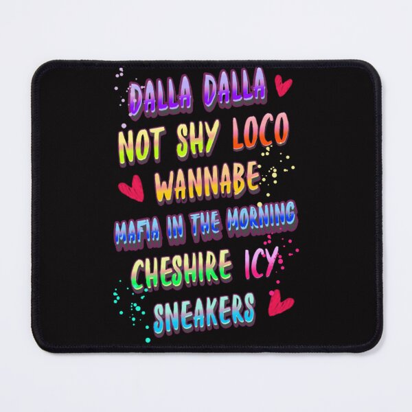 Item preview, ITZY song titles designed and sold by arorar.