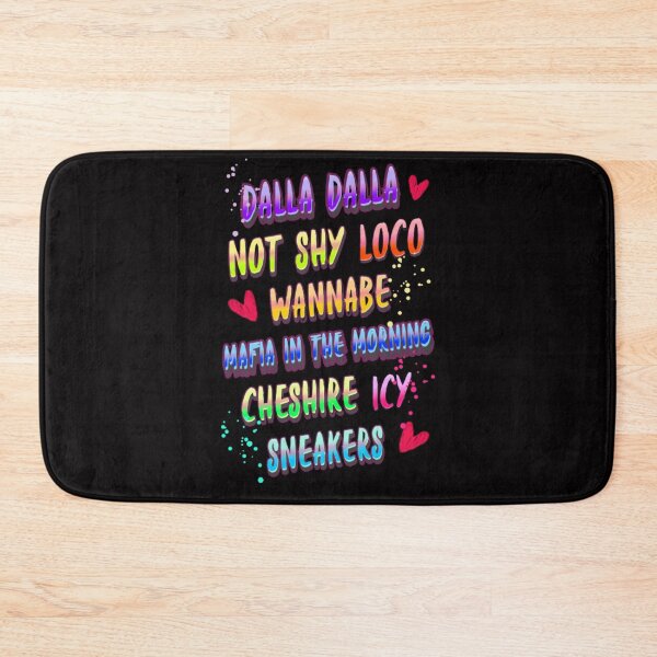Item preview, ITZY song titles designed and sold by arorar.