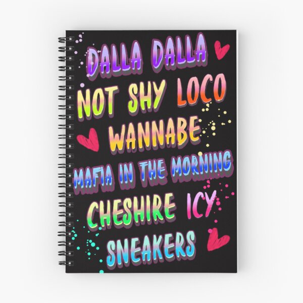 Item preview, ITZY song titles designed and sold by arorar.