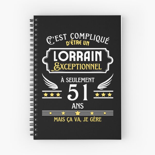 Item preview, Lorrain Man 51st Birthday gift designed and sold by RomualdGR.