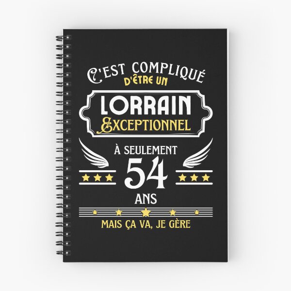 Item preview, Lorrain Man 54th Birthday gift designed and sold by RomualdGR.