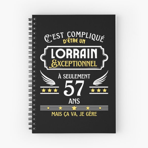 Item preview, Lorrain Man 57th Birthday gift designed and sold by RomualdGR.