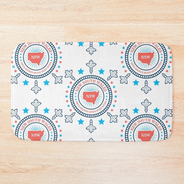 Item preview, New South Wales Map Motto - Multicolor NSW Australia States designed and sold by Ranggasme.