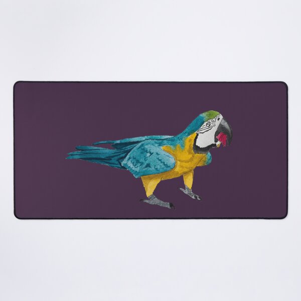 Item preview, Happy Macaw Bird Eating Flower Dark designed and sold by Nicky Rollings.