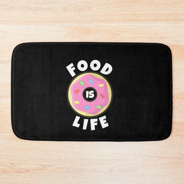 Item preview, La comida es vida - Ilustración de donut glaseado designed and sold by EnzoVectorism.