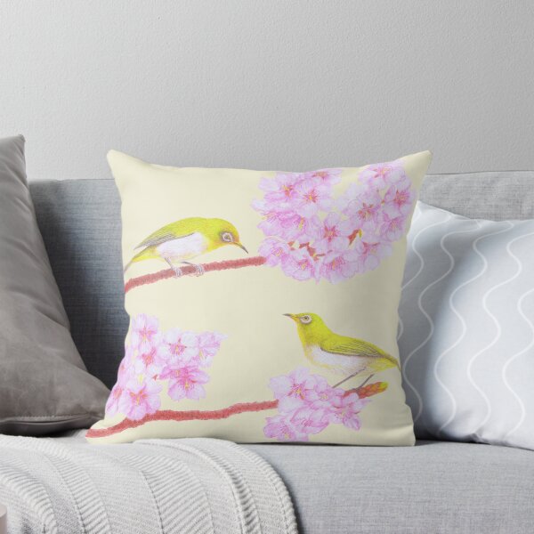 Item preview, Birds and Cherry Blossoms designed and sold by YuNikDraw.