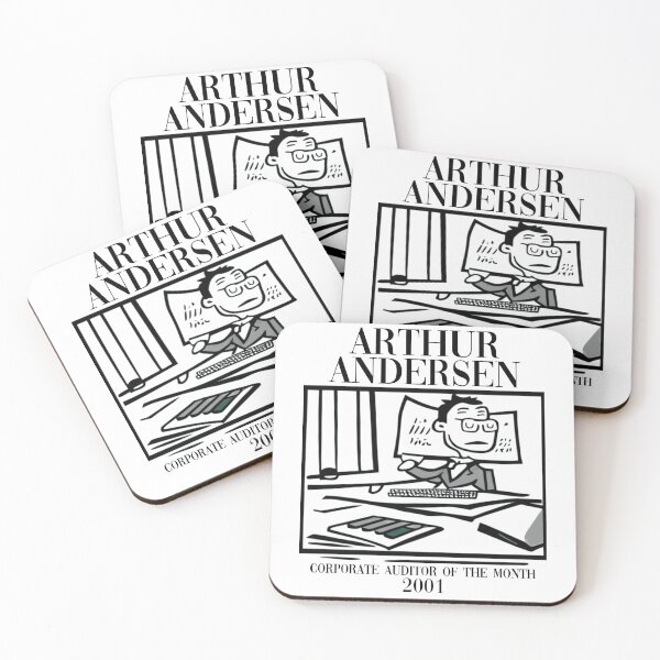 Item preview, Arthur Andersen | Corporate Auditor | Employee of The Month 2001 | Funny Accounting designed and sold by brooklyntowner.