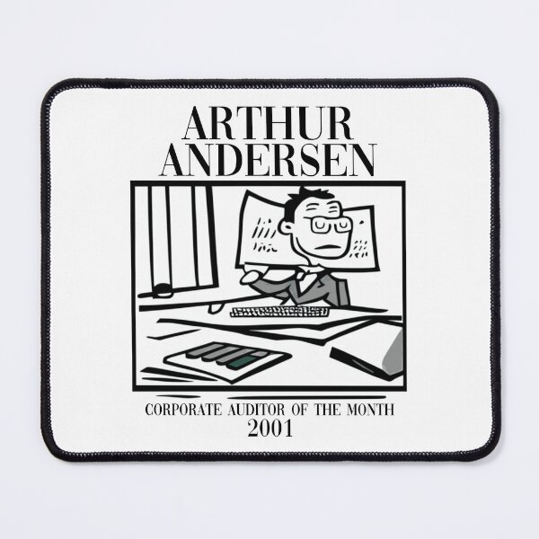 Item preview, Arthur Andersen | Corporate Auditor | Employee of The Month 2001 | Funny Accounting designed and sold by brooklyntowner.
