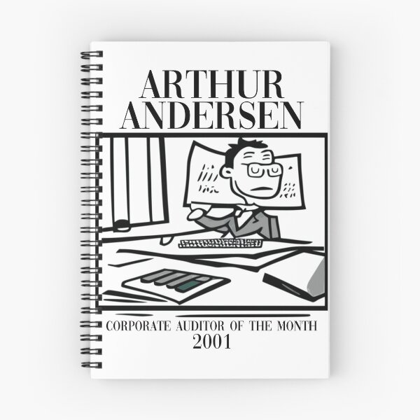 Item preview, Arthur Andersen | Corporate Auditor | Employee of The Month 2001 | Funny Accounting designed and sold by brooklyntowner.