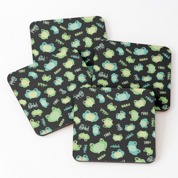 Item preview, Frogs Ribbit Seamless Pattern designed and sold by artbybiyan.