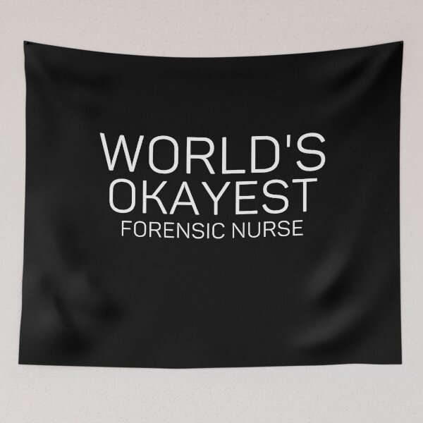 Item preview, World's Okayest Forensic Nurse | Gifts for Nurses | Sarcastic Funny Nurse Quote designed and sold by Mohamed5Naser.