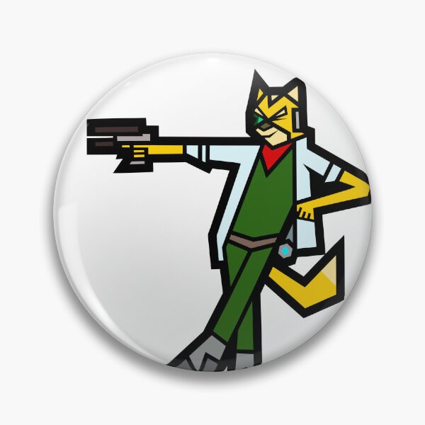 Item preview, Fox McCloud Thick Outline Sticker designed and sold by UrBoyDreigon.