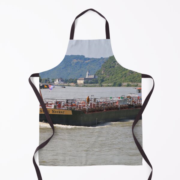 Item preview, Barge on the River Rhine 3 designed and sold by FranWest.