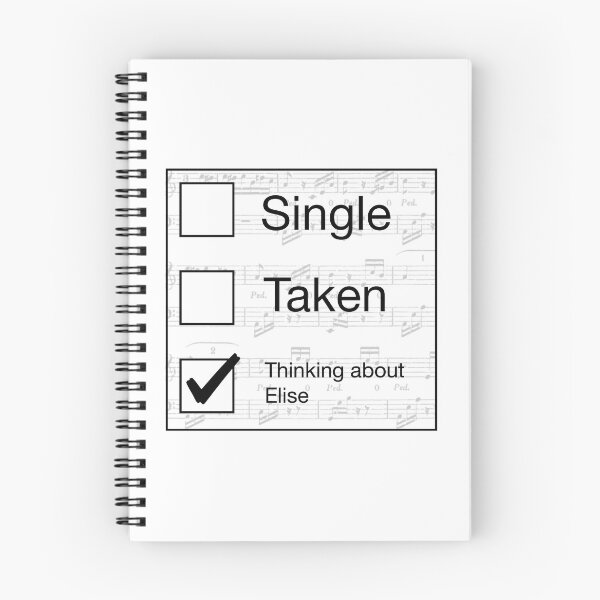 Item preview, Single/Taken/Thinking about Elise designed and sold by MadebyMahler.