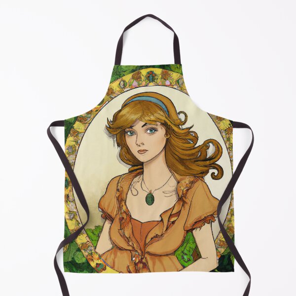 Aperçu de l'œuvre Belle princesse style Mucha créée et vendue par mycloudzdesign.