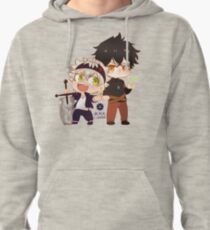 Black Clover Chibi Asta and Yuno Pullover Hoodie