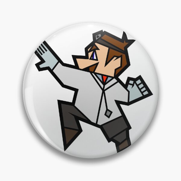 Item preview, Dr Mario Thick Outline Sticker designed and sold by UrBoyDreigon.