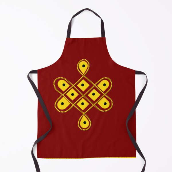 Item preview,  kolam/muggu/sikku kolam -Maroon tile designed and sold by ShreecreatE.