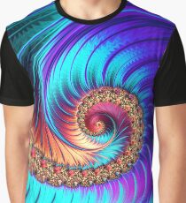 "Mesmerize" | Fractal Art Spiral Pattern Graphic T-Shirt