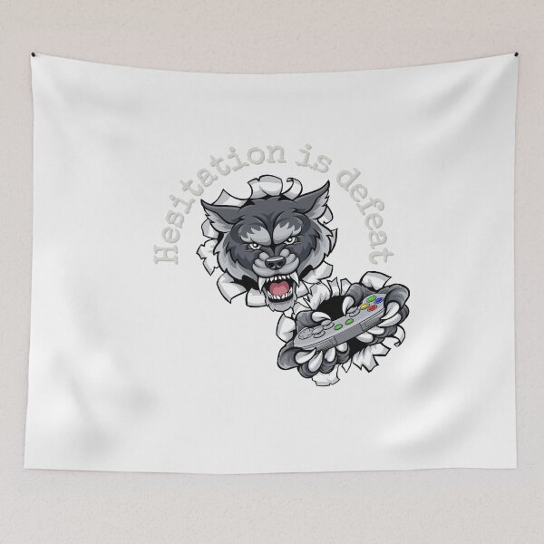 Item preview, Wolf - Hesitation is defeat designed and sold by ElLocoMus.