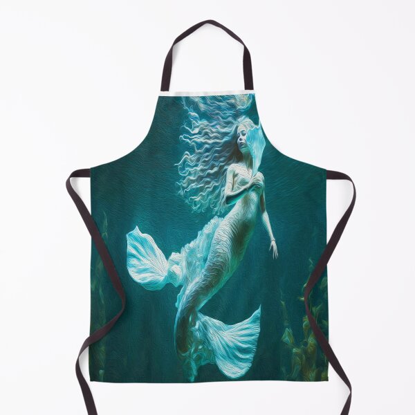 Item preview, Beautiful Mermaid  Sea Underwater Oil Painting designed and sold by Trendy Valley .
