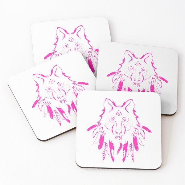 Item preview, Wolf Tribe Pink designed and sold by Barnissim.