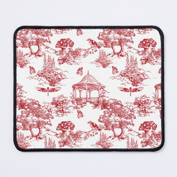 Item preview, Red Toile Pattern designed and sold by Print-Designs.