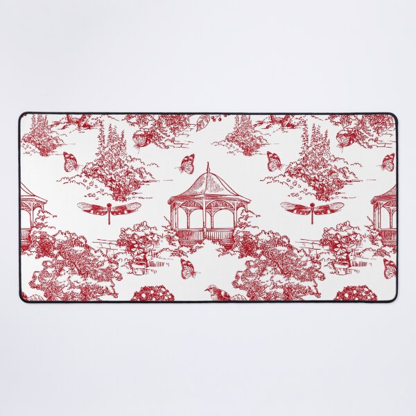 Item preview, Red Toile Pattern designed and sold by Print-Designs.