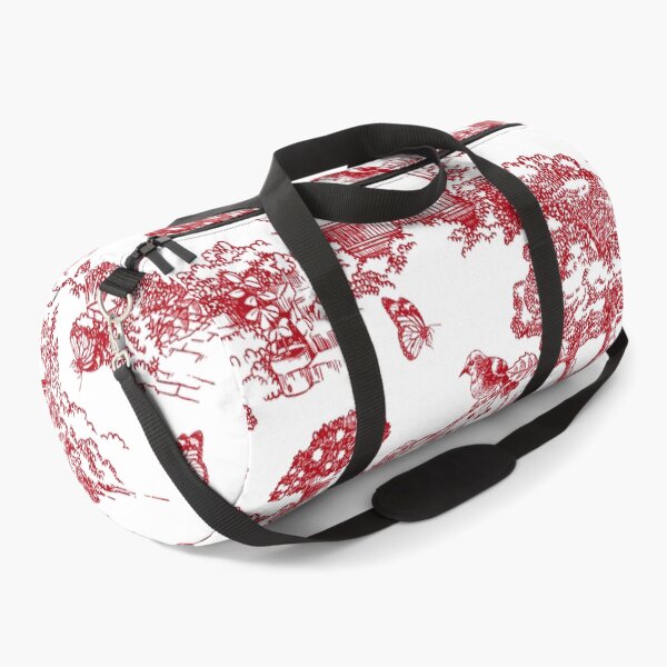 Item preview, Red Toile Pattern designed and sold by Print-Designs.