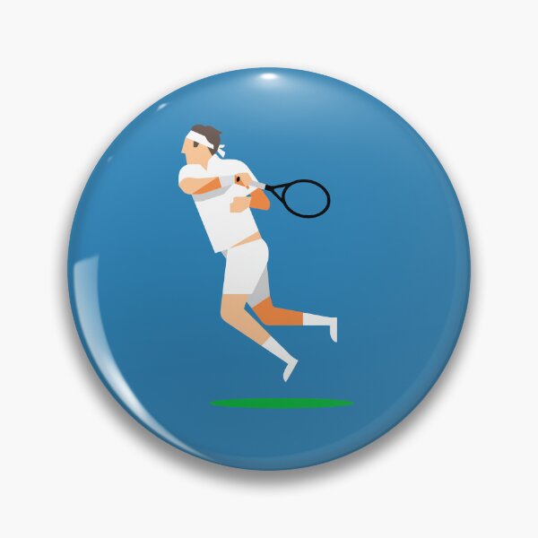Item preview, Federer In Action Vector Art designed and sold by Lara Samuel.
